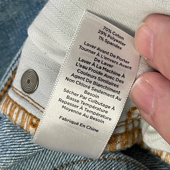 Talbots Modern Ankle Jeans Women's Sz‎ 2 Bleached Leg Medium Wash Denim - Picture 8 of 16